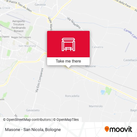 Masone - San Nicola map