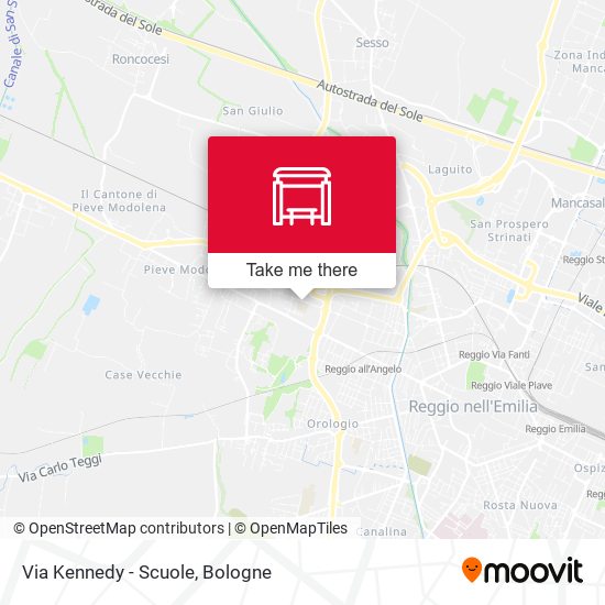 Via Kennedy - Scuole map