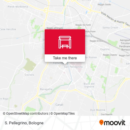 S. Pellegrino map