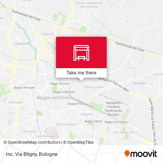 Inc. Via Bligny map