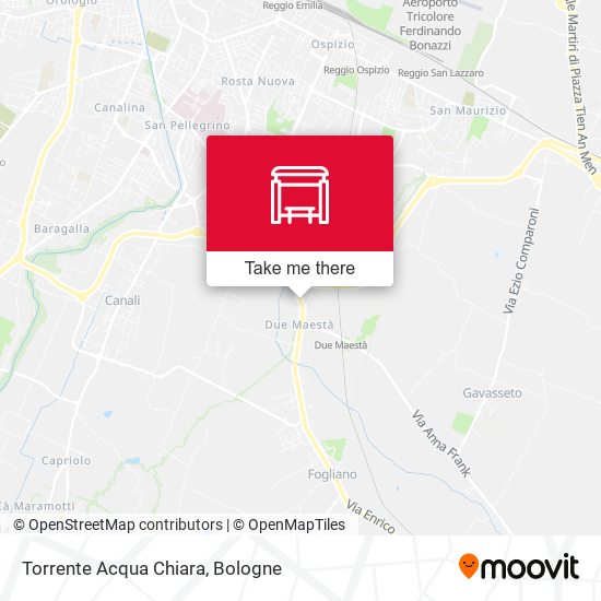 Torrente Acqua Chiara map