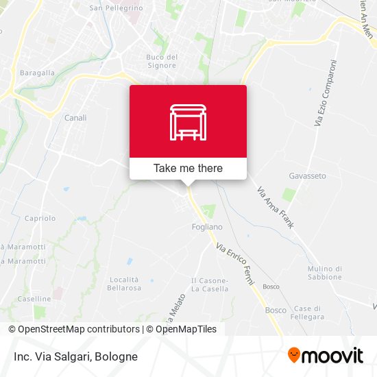 Inc. Via Salgari map
