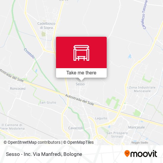 Sesso - Inc. Via Manfredi map
