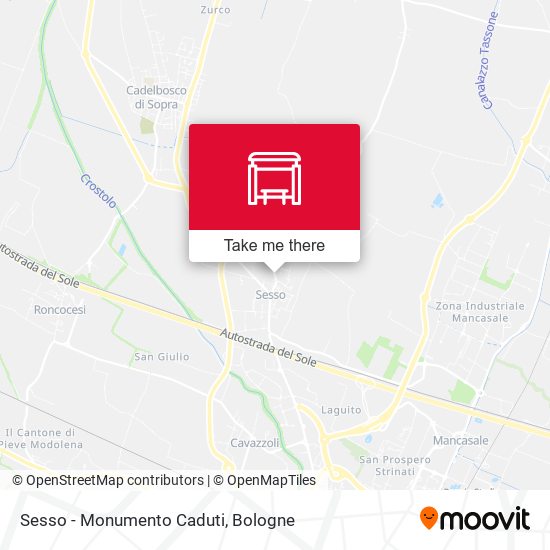 Sesso - Monumento Caduti map