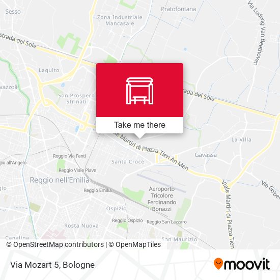 Via Mozart 5 map