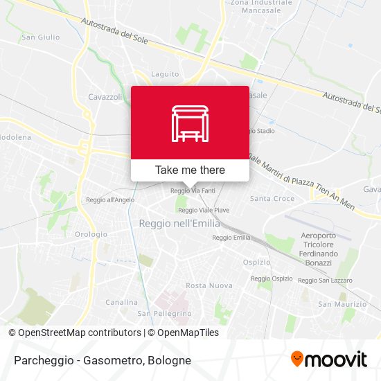 Parcheggio - Gasometro map