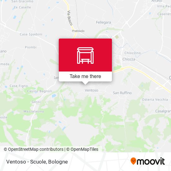 Ventoso - Scuole map