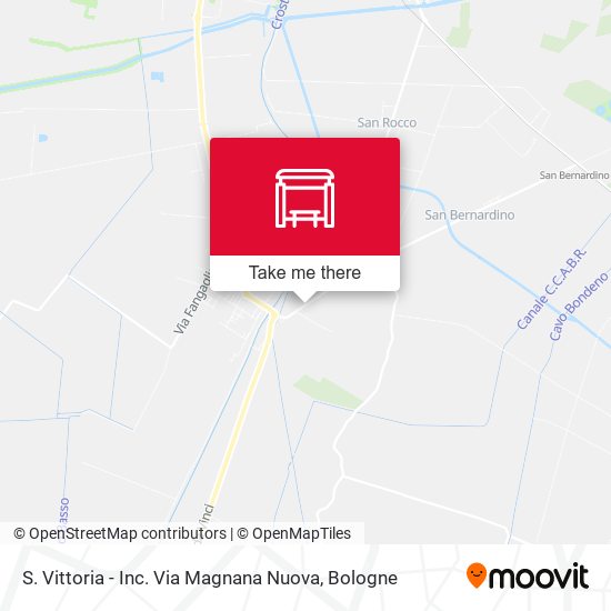 S. Vittoria - Inc. Via Magnana Nuova map