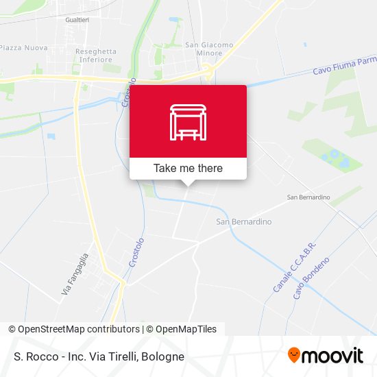 S. Rocco - Inc. Via Tirelli map
