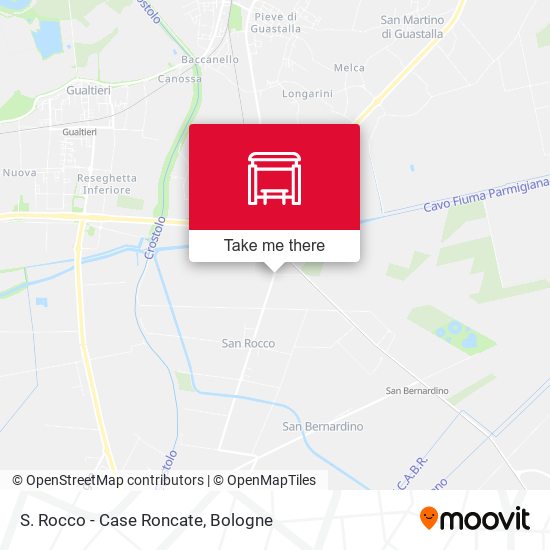 S. Rocco - Case Roncate map
