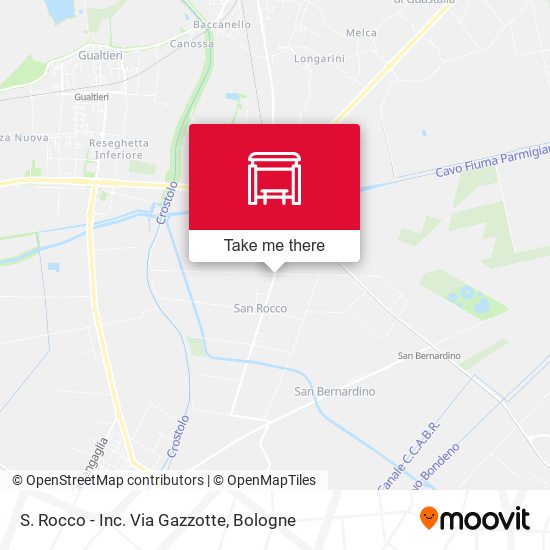 S. Rocco - Inc. Via Gazzotte map