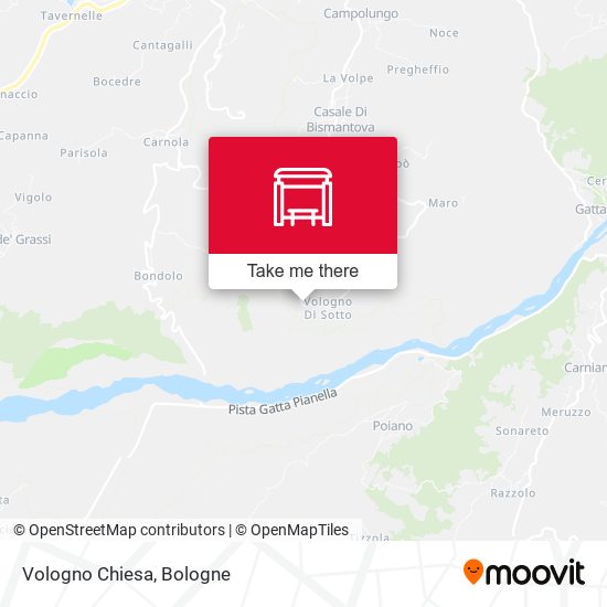 Vologno Chiesa map