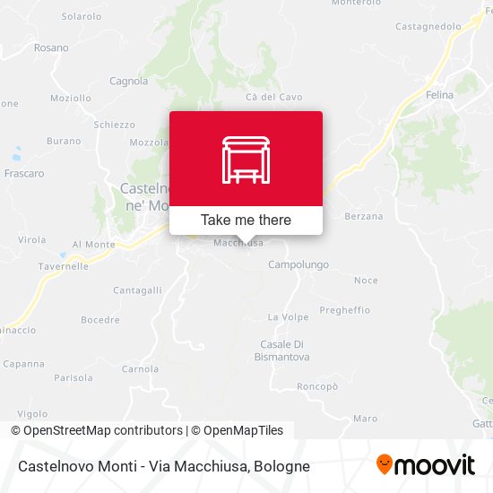 Castelnovo Monti - Via Macchiusa map