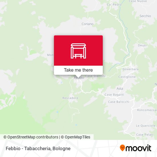 Febbio - Tabaccheria map