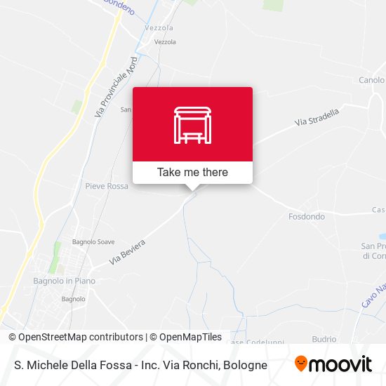 S. Michele Della Fossa - Inc. Via Ronchi map