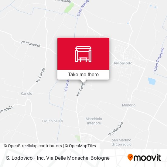 S. Lodovico - Inc. Via Delle Monache map