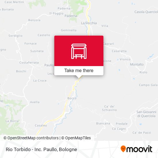 Rio Torbido - Inc. Paullo map