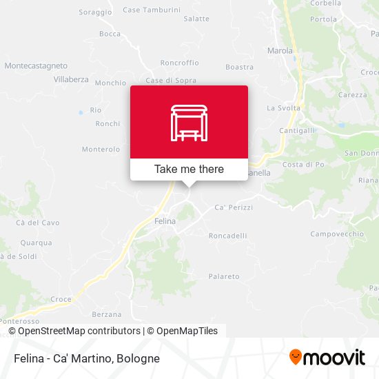Felina - Ca' Martino map