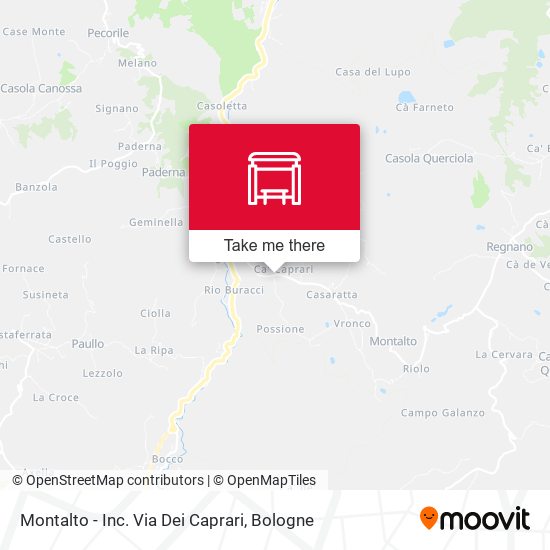 Montalto - Inc. Via Dei Caprari map