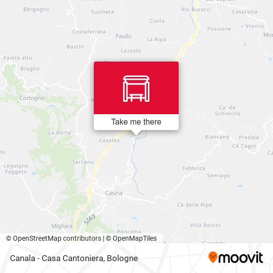 Canala - Casa Cantoniera map