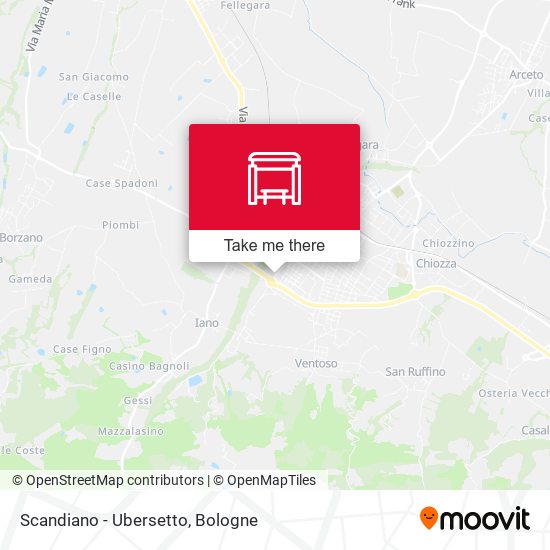 Scandiano - Ubersetto map