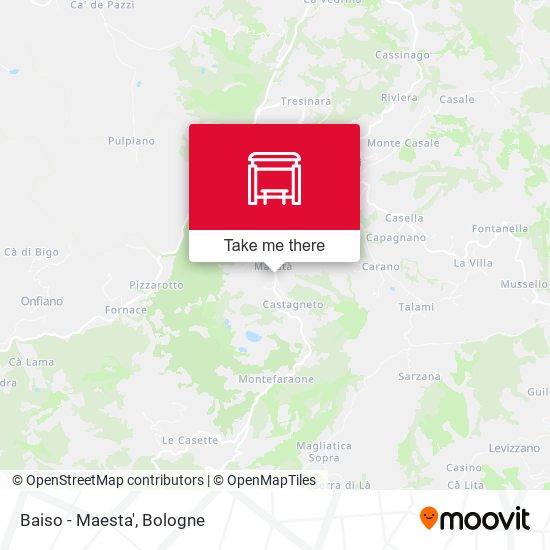 Baiso - Maesta' map