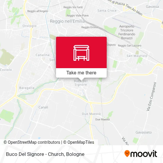 Buco Del Signore - Church map