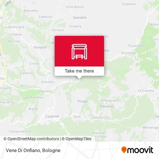 Vene Di Onfiano map