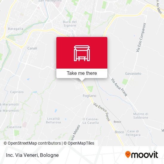 Inc. Via Veneri map