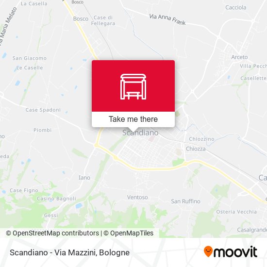Scandiano - Via Mazzini map