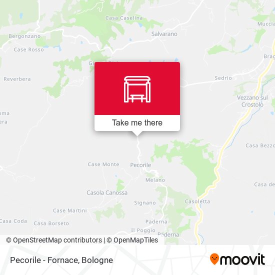 Pecorile - Fornace map