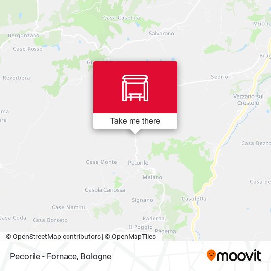 Pecorile - Fornace map