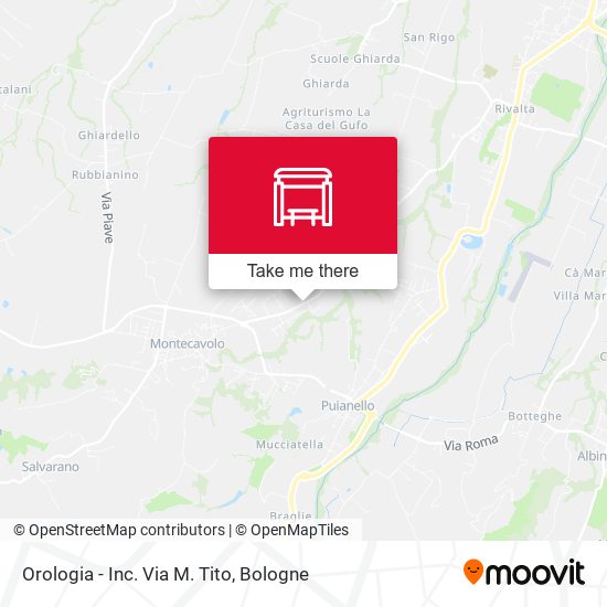 Orologia - Inc. Via M. Tito map