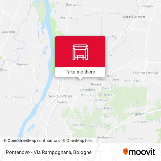Pontenovo - Via Rampognana map