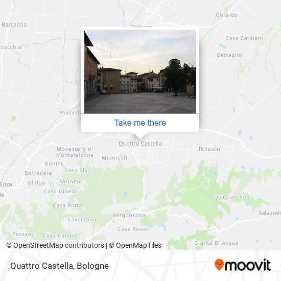 Quattro Castella map