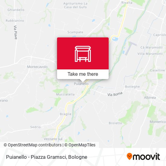 Puianello - Piazza Gramsci map
