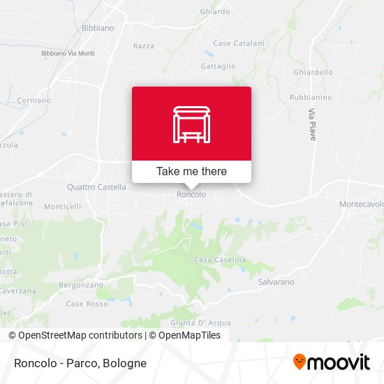 Roncolo - Parco map