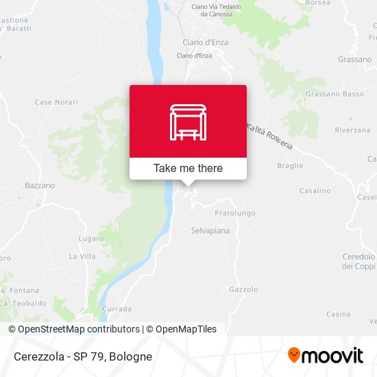 Cerezzola - SP 79 map