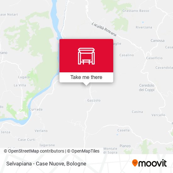 Selvapiana - Case Nuove map