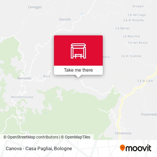 Canova - Casa Pagliai map
