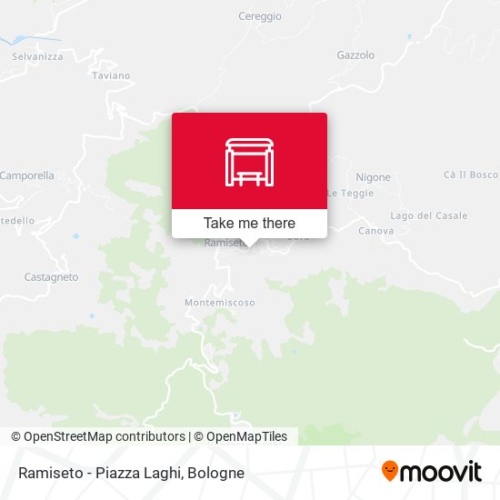 Ramiseto - Piazza Laghi map