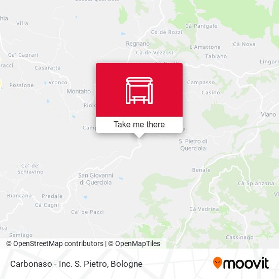 Carbonaso - Inc. S. Pietro map