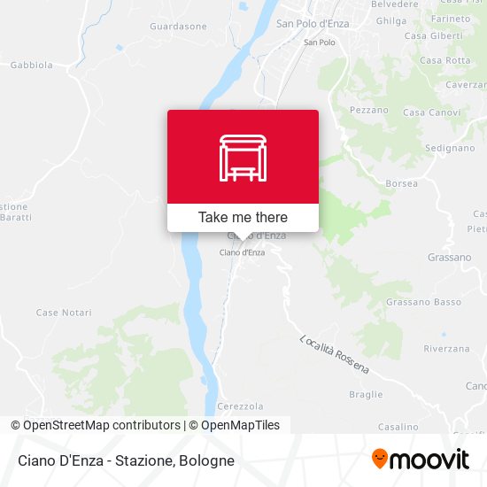 Ciano D'Enza - Stazione map