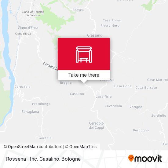Rossena - Inc. Casalino map