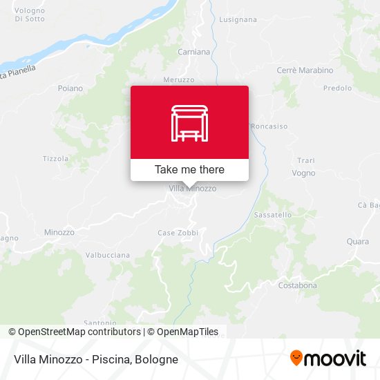 Villa Minozzo - Piscina map