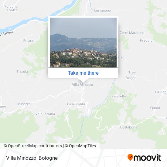 Villa Minozzo map