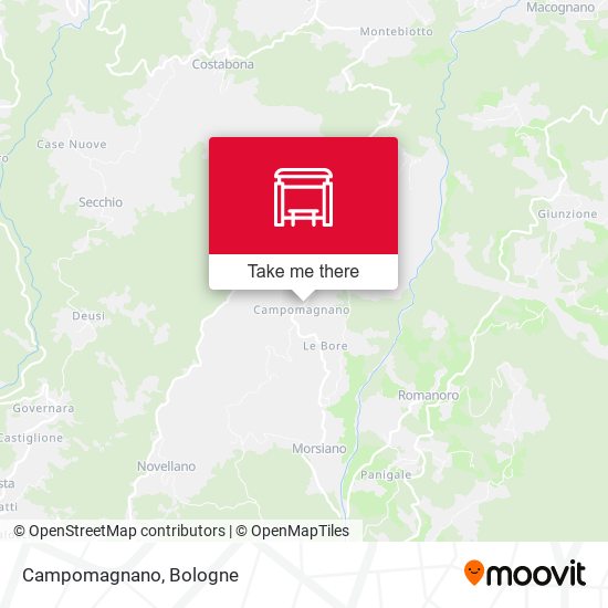 Campomagnano map