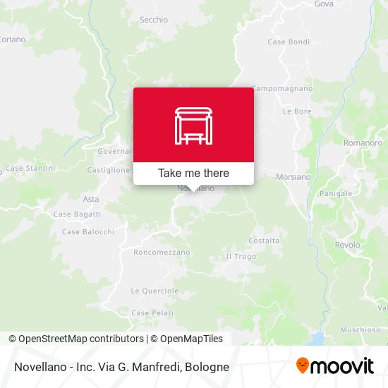 Novellano - Inc. Via G. Manfredi map