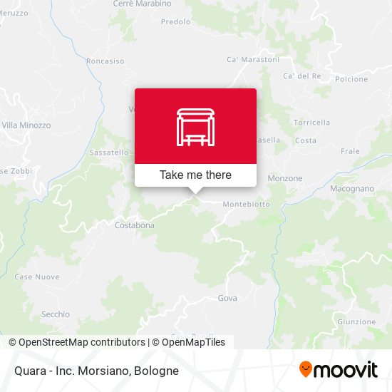 Quara - Inc. Morsiano map