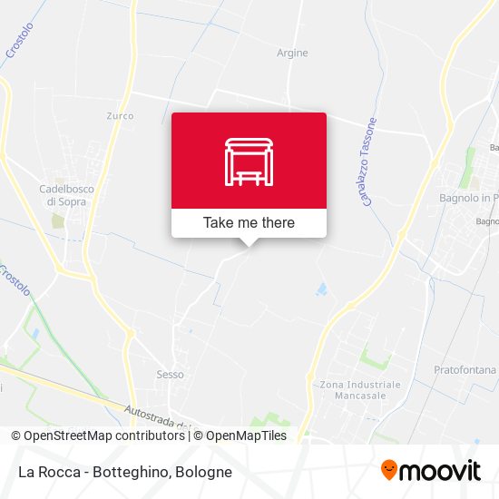 La Rocca - Botteghino map